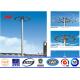 15 - 30 M Q345 Steel Tubular Pole Stadium High Mast Lighting Pole With 16 Lights