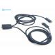 12 Pin Female Ethernet Cable For Laser Machine , Waterproof Wire Harness Cable Assembly