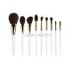 Essential Dazzling Synthetic Makeup Brush Pearl White Handle Brushes