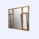 Residential Exterior Aluminum Sliding Glass Doors 15mm Double Glazed Tempered Glass