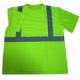 Waterproof low stretch yarn reflective safety vest, both night and day reflective feature