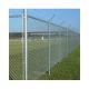 4 Ft X 50 Ft 11.5gauge Chain Link Fence With Barbed Wire For Basketball Park