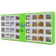 Automated Refrigerator Food Vending Lockers Different Size Doors for Street / College / Airport