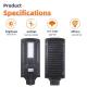 3000K - 6500K LED Solar Street Lights Factory Integrated All In One Panel Lamps
