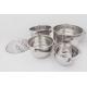 15,18,21,24,27cm 5pcs Stainless steel basin lid round shape stewed pot soup cooking pot