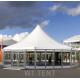 Commercial White Multi Sided Tent / Outdoor Pagoda Canopy Tent Glass Windows