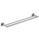 SUS304 Stainless Steel Chrome Double Towel Rail Towel Holder Set Satin Polished