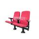 Fabric Chaise Cinema Audience Chair With Single Steel Leg