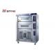High Temperature Industrial Baking Oven Combination Two Deck Stainless Steel 430