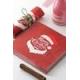 Merry Christmas Paper Napkins Intimate Decoration Folded Size 6.5'' X 6.5