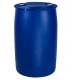Reusable 200L Blue Plastic Barrel Drum Harmless Single Ring Closed