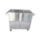 Medical Trolley Two Door Stainless Steel Case Carts For CSSD