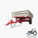 4T2W - 2wheel Dump Trailer With Loading Capacity 4ton;Farm Tractor Box Trailer; Hydralic Tipping Trailer