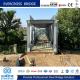 ODM High Stiffness Steel Truss Bridge Prefabricate Pedestrian Truss Bridge