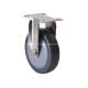 Stainless 3 65kg Rigid PU Caster S3403-74 Grey Color Perfect for Caster Applications