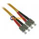 APC Polish Type 3.0mm FC Duplex Single Mode Fiber Optic Cable PVC Sheath Fiber Patch Cable