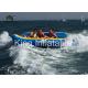 PVC Material Crazy Towable UFO Inflatable Fly Fishing Boats Safe And Environment