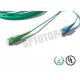 G652D SC Fiber Patch Cord OS2 SM , Simplex Patch Cord Cable High Temperature Stability