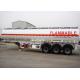 3 axles 42000 liters pneumatic tank trailers 9 compartment European system