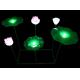 Acrylic LED lotus lamp 6 lights combination lotus lamp pond pool decoration