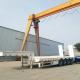 50 Ton Lowbed Semi Trailer Superior Carrying Capacity