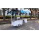 7 Speed Gear Disc Brake Stainless Steel Bike Food Cart