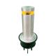 Anti Terrorist Pedestrian Safety Bollard in Brushed Finish and D270xH373mm Base Sleeve