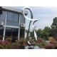Artificial Style Stainless Steel Sculpture Outside Garden Statues For Art Decoration
