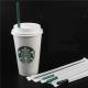 Direct Suction Starbucks Replacement Straws , Hard Green Starbucks Plastic Straws