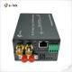 12G SDI To Fiber Converter 2Ch Backward RS485 With Gigabit Ethernet