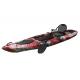 3.7m Polyethylene Sit On Top Kayak Smooth Surface 200 Kg Loaded Capacity