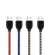 1.5M 2M Braided USB To Micro Charging Cable 12V 24V Double Color