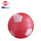 Inflatable PVC Gym Ball , 20CM Transparent Pink Soccer Ball For 3 Ages Kids