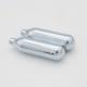 Food Grade 8g Cream Chargers Silver Color Accept Logo