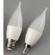 LED candle c37 6w plastic cover aluminum energy saving lamp house office used indoor bulb 2 yerars warranty  420 lumen