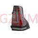 Black Red LED Tail Light ABS Plastic For Prado FJ150 2018