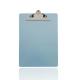 Clear A4 File Plastic Office Clipboards ODM With Metal Clip And Smooth Surface