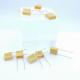 Resistive And Capacitive Pressure Relief Capacitor 0.1UF 310V P7.5MM Yellow Color