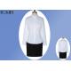 Office Uniform Shirts For Women , Perfect Long Sleeve White Shirt With Collar