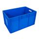 Solid Box HDPE Turnover PP Crate for Space-saving Supermarket Storage and Transport