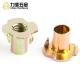 Zinc Plated Tee Nut Inserts For Wood 4 Prongs DIN1624 M4-M12