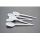 Disposable spoon long handle plastic spoon white color spoon