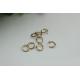 2018 Latest design simple durable 7 MM gold round shape metal iron wire buckles for clothes