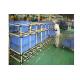 Lean Plastic Coated Steel Pipe Storage Rack System 1.5mm Thickness Flexible Pipe