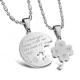 New Fashion Tagor Jewelry 316L Stainless Steel couple Pendant Necklace TYGN217