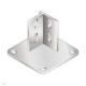 Affordable and Aluminum Floor Mount Base Plate with Second Operation Electro-Planting