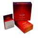 Pantone Color 350g Artpaper Condom Box With Embossing Logo