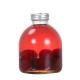 Outdoor 500ml Cold Drink Bottle , Special Round Shaped Glass Spirit Bottle