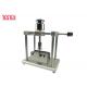 10kg Weight Manual Side Crocking Tester , Textile Testing Instruments Clamp 104mm