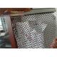 Transparent 1mm Metal Chain Link Curtains Decorative Ring Partitions Booth Fence